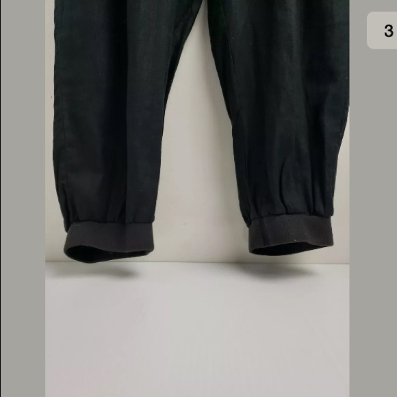 Guess Linen Capri Jogger Pants With Pockets - Picture 3 of 8